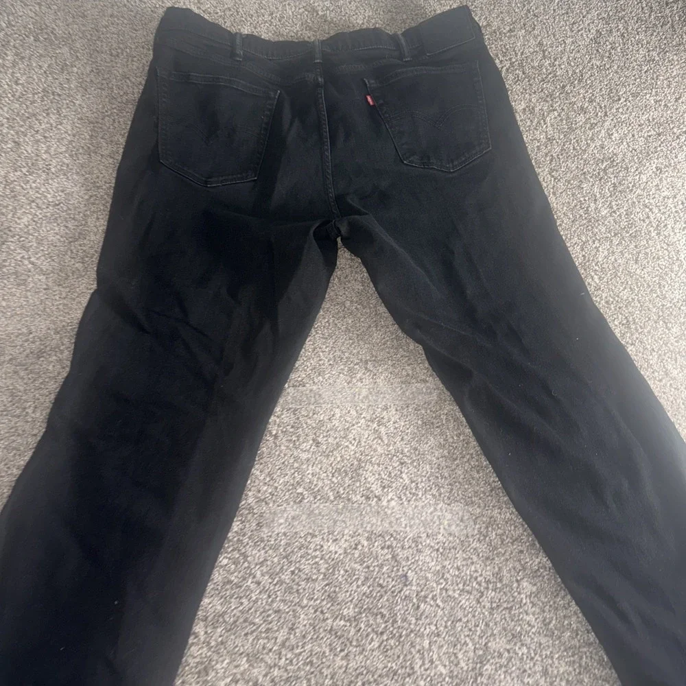 Levis 541 Jeans Mens 42x34 Black Dark Wash 18181-0147‎